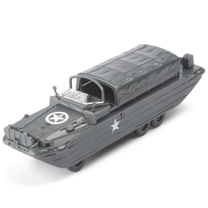 Lega World War II Wheeled Amphibious Combat Vehicle DUKW Duck 1:72 Assembled 4D Model Military Assembled Toy Car