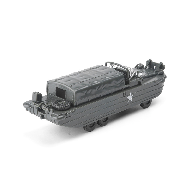 Lega World War II Wheeled Amphibious Combat Vehicle DUKW Duck 1:72 Assembled 4D Model Military Assembled Toy Car