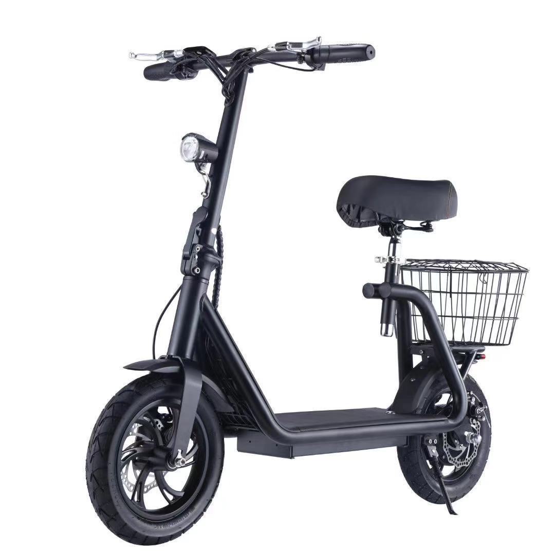 48V Lithium Battery Folding Car Electric Car Adult Two-Wheel Small Folding Scooter Electric Bicycle Scooter
