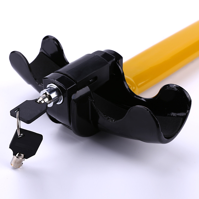 TLock Motor Steering Wheel Lock Car Steering Wheel Lock 2 Key round Lock Cylinder085kg
