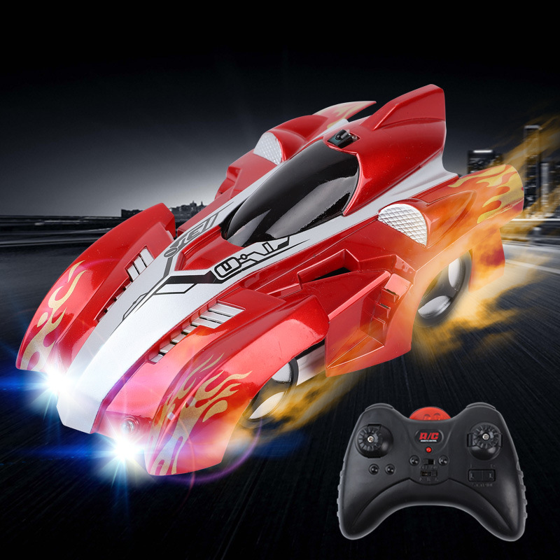 Wall-Climbing Car Stunt Climbing Electric Drift Car Four-Wheel Drive up Wall Cross-Border Hot Children&#039;s Gift Fly over the Eaves and Run on the Walls