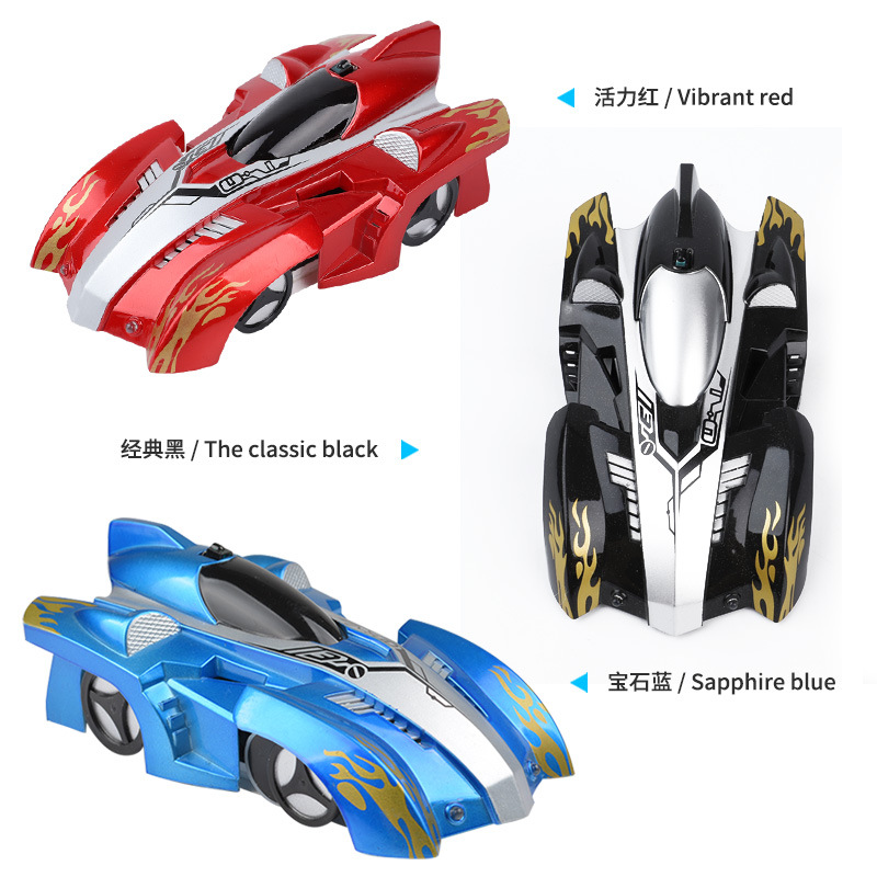 Wall-Climbing Car Stunt Climbing Electric Drift Car Four-Wheel Drive up Wall Cross-Border Hot Children&#039;s Gift Fly over the Eaves and Run on the Walls