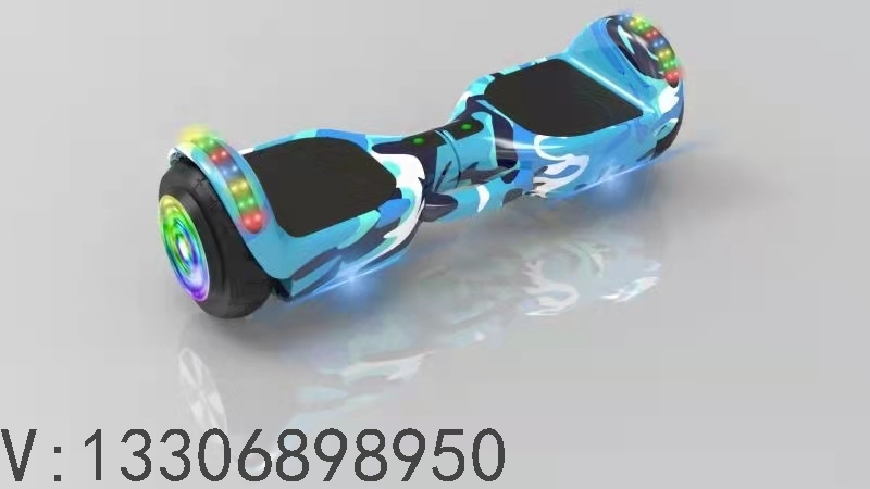 Children&#039;s Smart Balance Car Electric Scooter Light-Emitting Wheel Bluetooth Running Light Factory Direct Sales