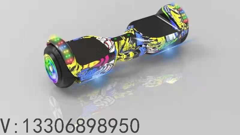 Children&#039;s Smart Balance Car Electric Scooter Light-Emitting Wheel Bluetooth Running Light Factory Direct Sales