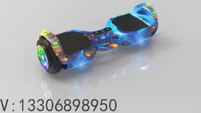 Children&#039;s Smart Balance Car Electric Scooter Light-Emitting Wheel Bluetooth Running Light Factory Direct Sales
