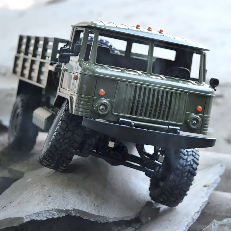 Naughty Dragon Army Card the Second Game Four-Wheel Cross-Country Climbing RC Remote Control Car DIY Model Toy One-Click Generation