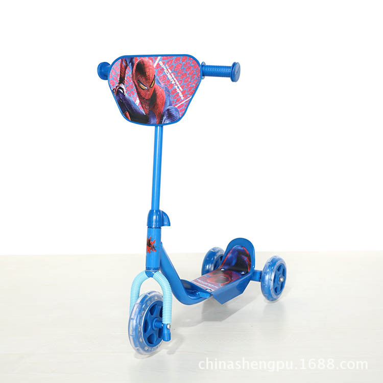 Factory Wholesale Cartoon Plastic Tricycle Stroller Children&#039;s Scooter Children&#039;s Three-Wheeled Bicycle Walker Car Customization