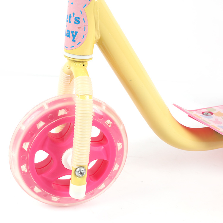 Factory Wholesale Cartoon Plastic Tricycle Stroller Children&#039;s Scooter Children&#039;s Three-Wheeled Bicycle Walker Car Customization