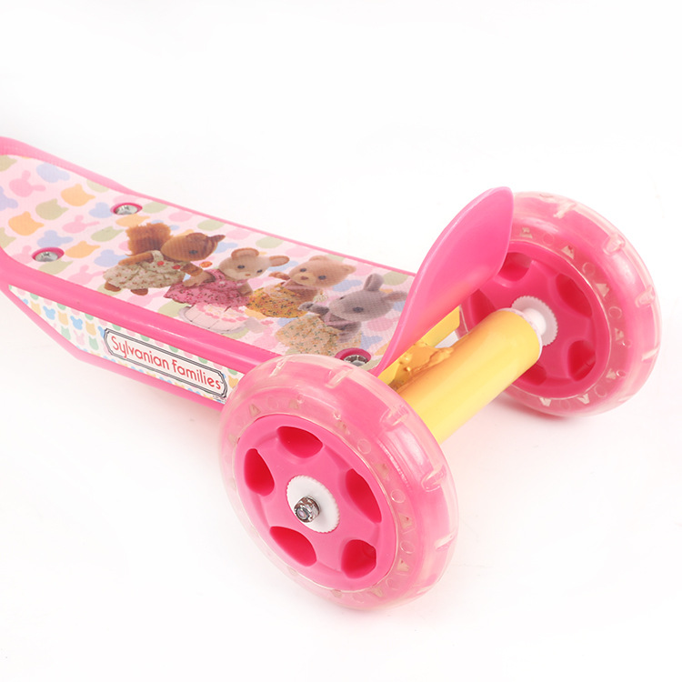 Factory Wholesale Cartoon Plastic Tricycle Stroller Children&#039;s Scooter Children&#039;s Three-Wheeled Bicycle Walker Car Customization