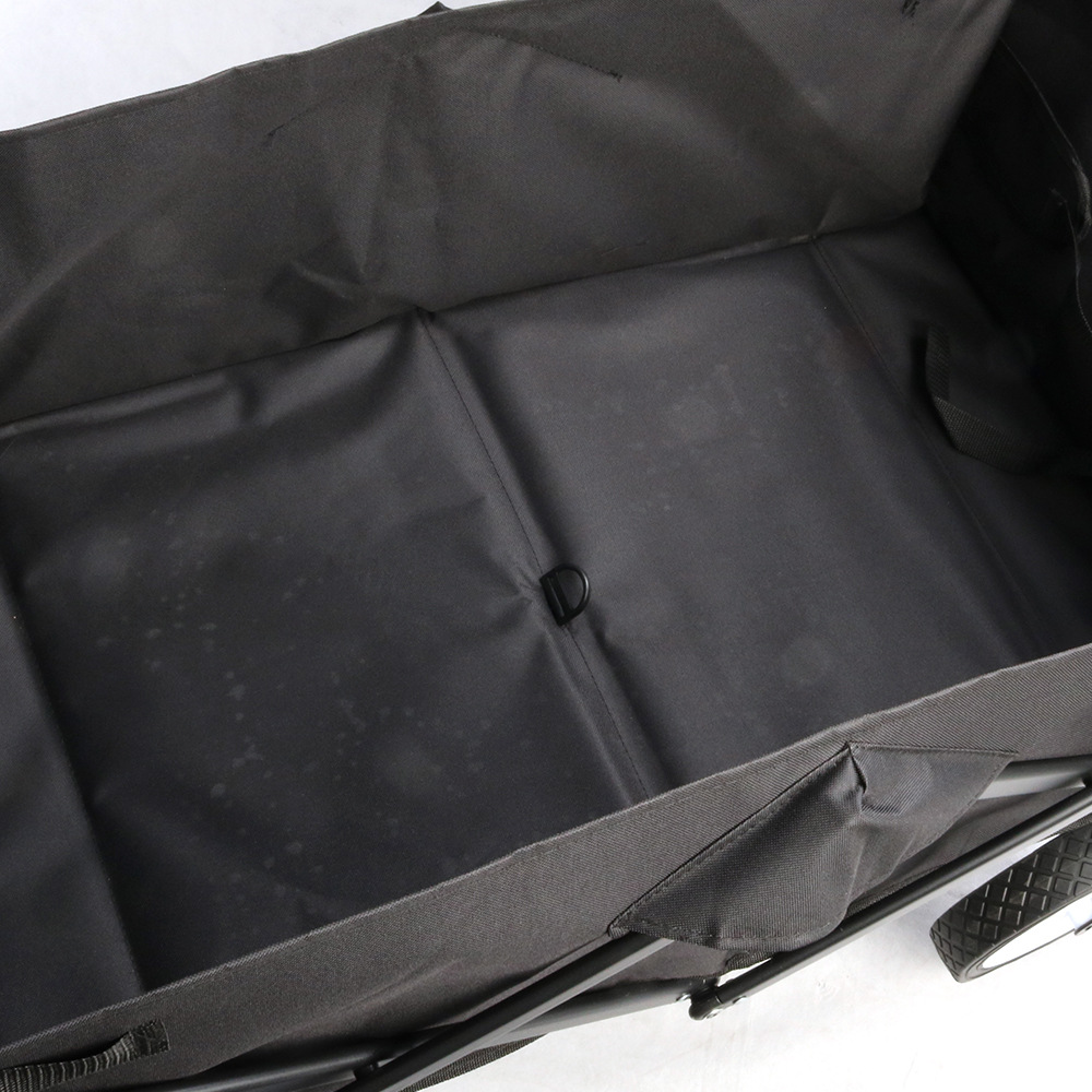 8-Inch Four-Wheeled Cart Outdoor Camp Car Folding Bicycle Camping Car Home Shopping Cart Storage Car Outdoor Trolley