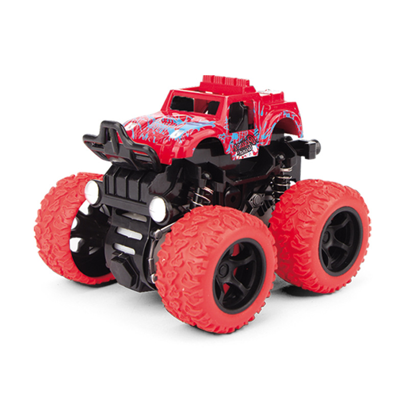 Children&#039;s Inertia off-Road Vehicle Dump Simulation Car Stall Toy Model Stunt Four-Wheel Drive Car Cross-Border Exclusive for Wholesale