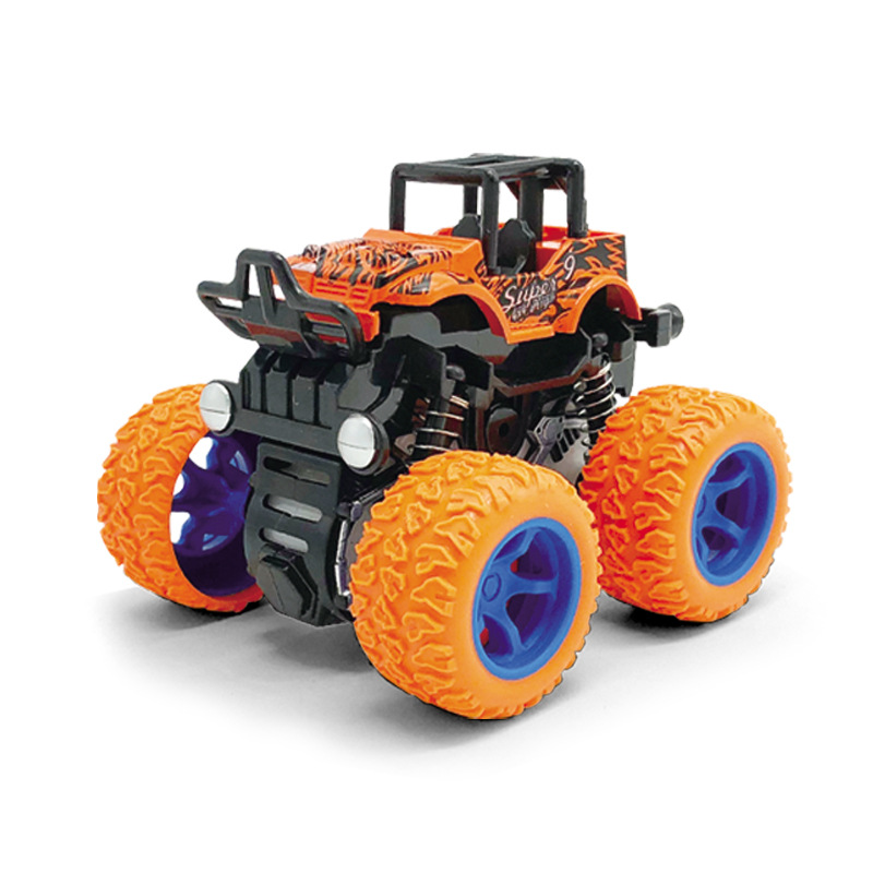 Children&#039;s Inertia off-Road Vehicle Dump Simulation Car Stall Toy Model Stunt Four-Wheel Drive Car Cross-Border Exclusive for Wholesale