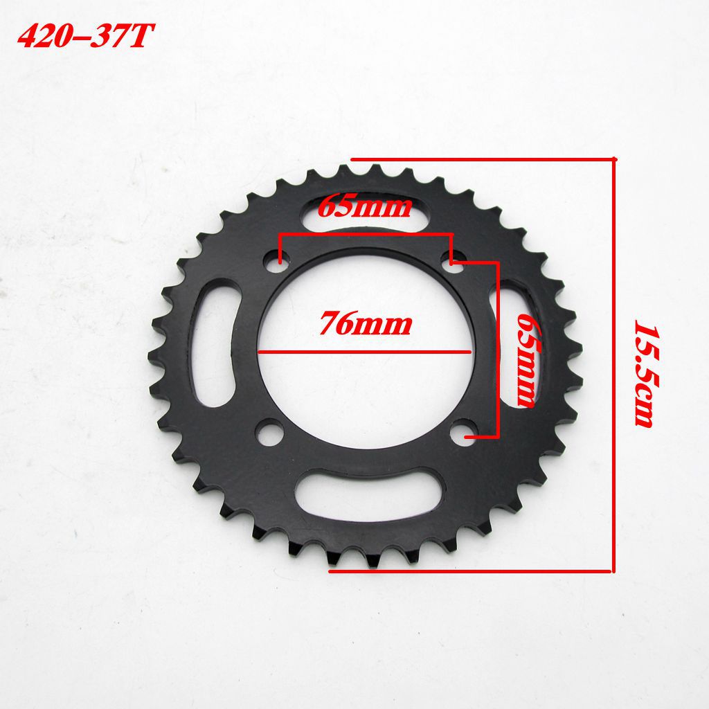 Wholesale Supply Motorcycle ATV Chain Wheel 420-37T Modified 76mm Inner Diameter Drive Sprocket Accessories