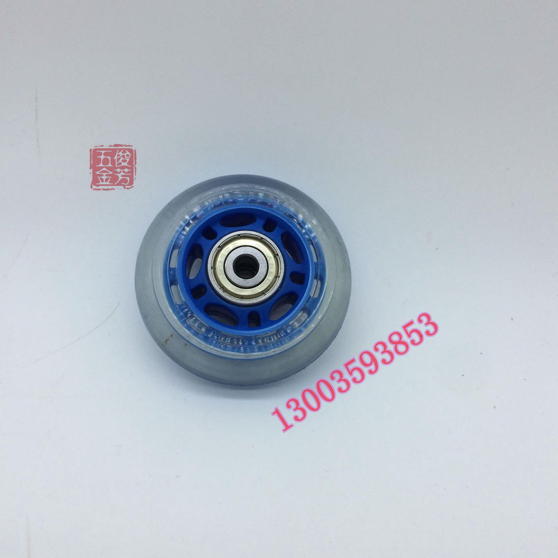 Thickness 18 Bearing Hole 6mm Transparent Mute Luggage Wheel the Skating Shoes Matching Wheels Does Not Hurt the Ground