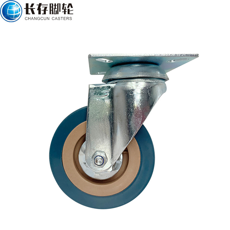 Manufacturers Casters 3Inch Wheel Omniional Wheel Wheels Gray PVC Industrial Casters Electrical Foot Wheel CC2502