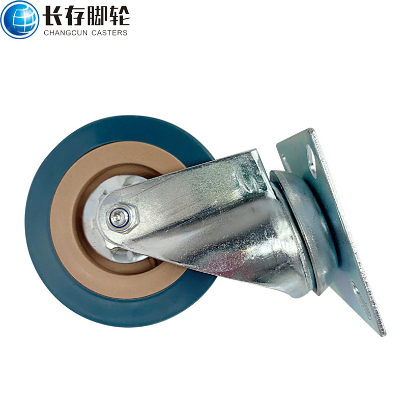 Manufacturers Casters 3Inch Wheel Omniional Wheel Wheels Gray PVC Industrial Casters Electrical Foot Wheel CC2502