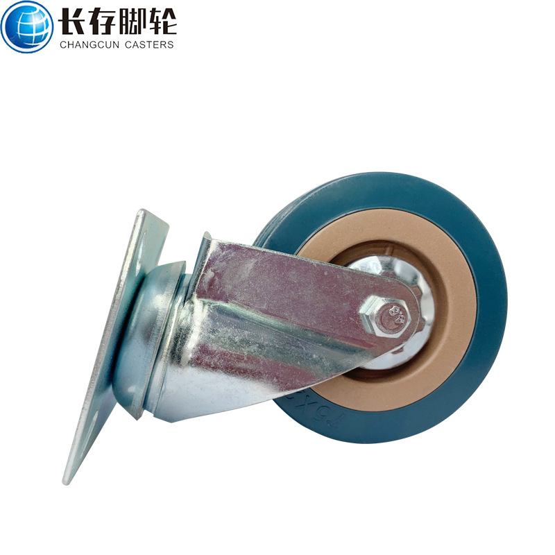 Manufacturers Casters 3Inch Wheel Omniional Wheel Wheels Gray PVC Industrial Casters Electrical Foot Wheel CC2502