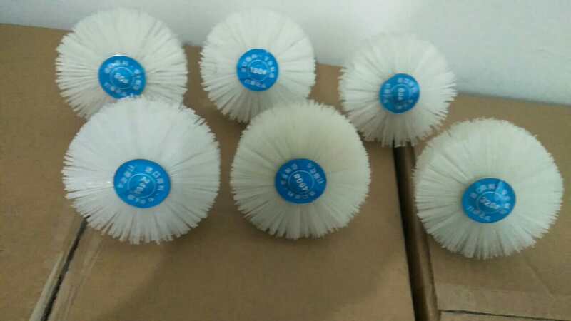 Polishing Wheel Silicon Carbide Grinding Flower Head Transparent Abrasive Silk Sisal Polishing Copper Wire Brush