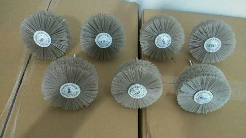 Polishing Wheel Silicon Carbide Grinding Flower Head Transparent Abrasive Silk Sisal Polishing Copper Wire Brush