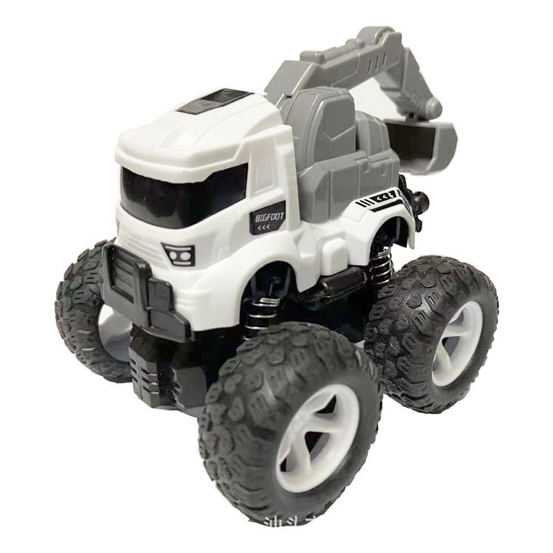 Tiktok popular night market stall four-wheel drive inertia children&#039;s toy off-road climbing stunt car drop-resistant stunt car wholesale