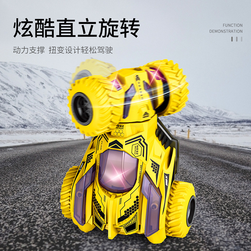 Tiktok Red Children Inertia Warrior Boy Stunt Rotating Four-Wheel Drive off-Road Car Toy Stall Supermarket Gift