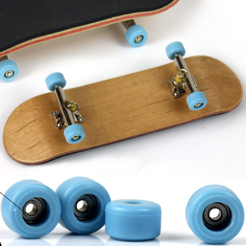 Professional Bearing Wheel PU Non-Slip Mat Maple Finger Skateboard Novelty Desktop Children&#039;s Toys Complete Accessories