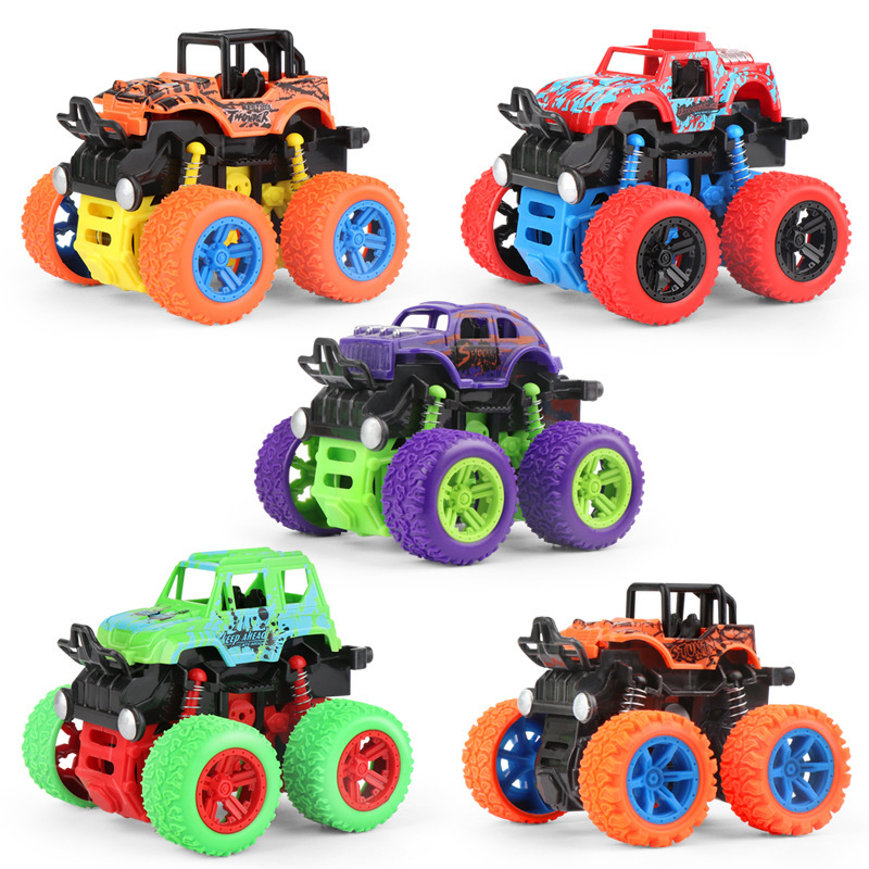 Stall Net Red Ring Supply Toys Children&#039;s Four-Wheel Drive off-Road Vehicle Children&#039;s Simulation Model Car Drop-Resistant Toy Car