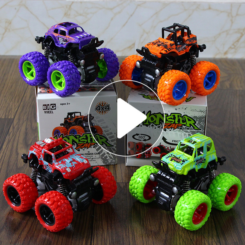 Stall Net Red Ring Supply Toys Children&#039;s Four-Wheel Drive off-Road Vehicle Children&#039;s Simulation Model Car Drop-Resistant Toy Car