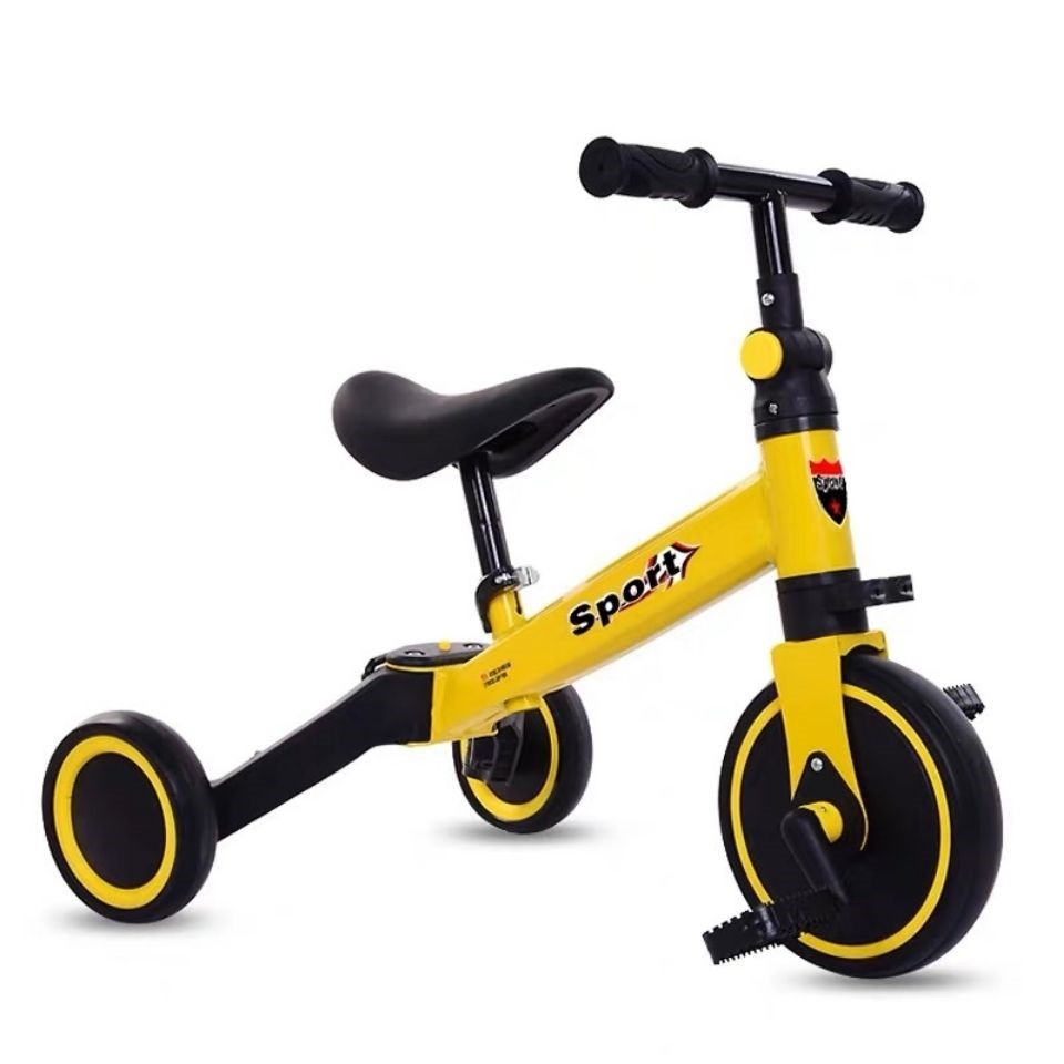 Children&#039;s Scooter Three-Wheeled Bicycle Men and Women Baby Walker Luge 1-5 Years Old Three-in-One Multifunctional