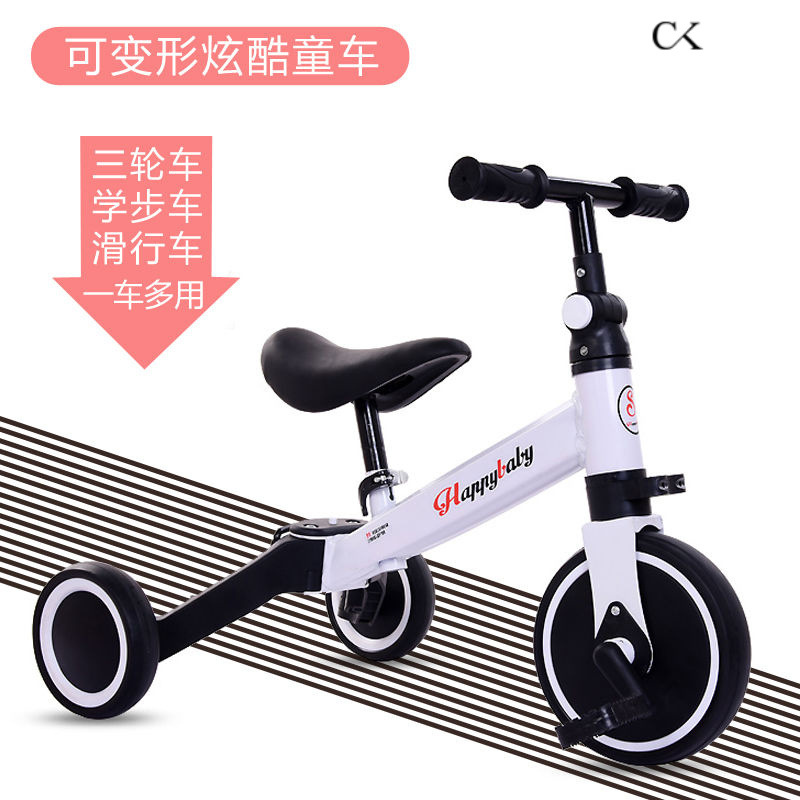Children&#039;s Scooter Three-Wheeled Bicycle Men and Women Baby Walker Luge 1-5 Years Old Three-in-One Multifunctional