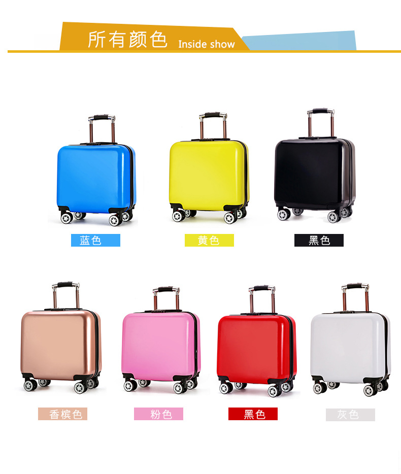 Printed Logo Children&#039;s Trolley Case Men&#039;s and Women&#039;s 18-Inch Children&#039;s Suitcase Baby Luggage 20-Inch Universal Wheel Children