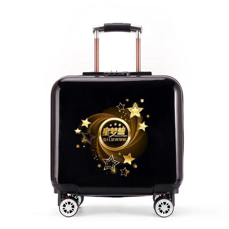 Printed Logo Children&#039;s Trolley Case Men&#039;s and Women&#039;s 18-Inch Children&#039;s Suitcase Baby Luggage 20-Inch Universal Wheel Children