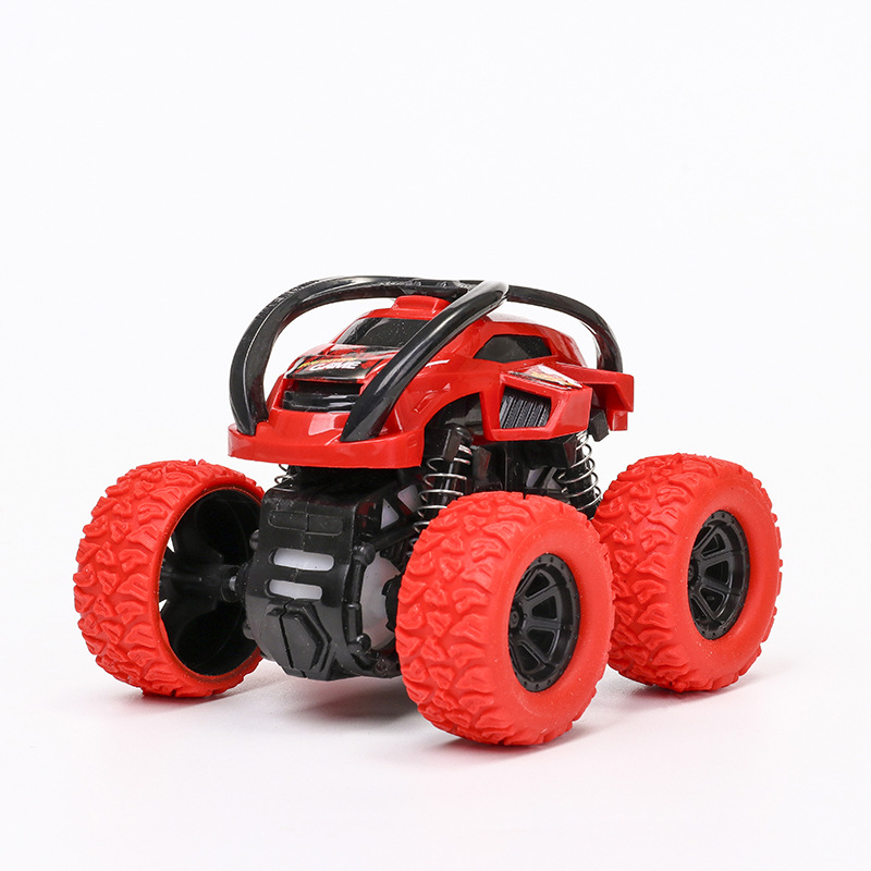 Four-Wheel Drive Inertia off-Road Vehicle Toy Children Boy Model Car Big Wheel Stunt Toy Car Night Market Stall Supply
