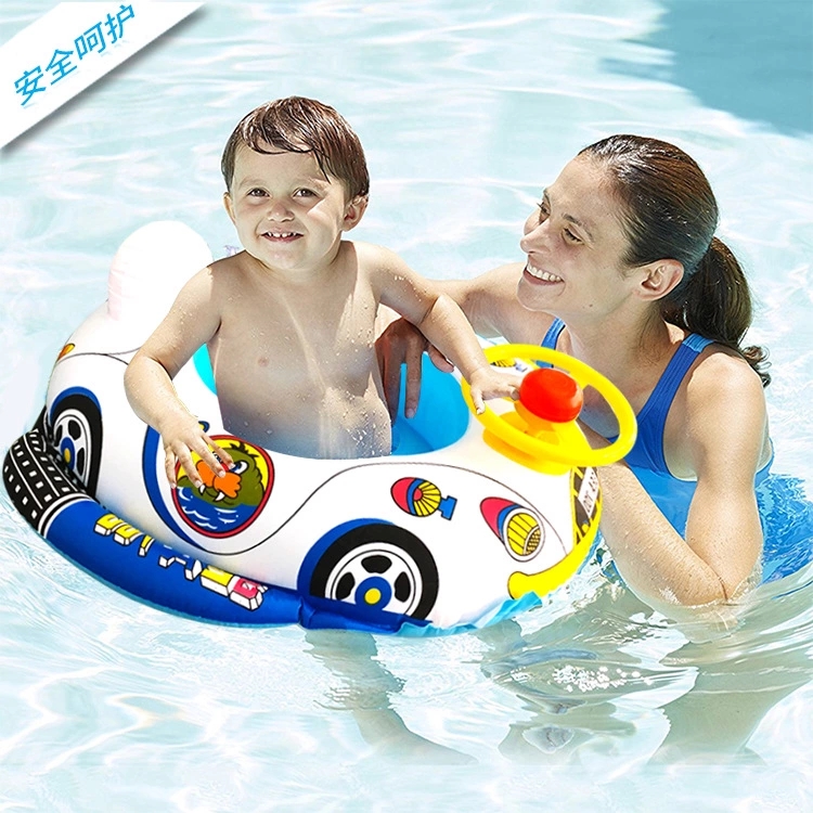 Best-selling children&#039;s Steering wheel swimming sitting ring baby sitting ring baby ring thickened floating ring