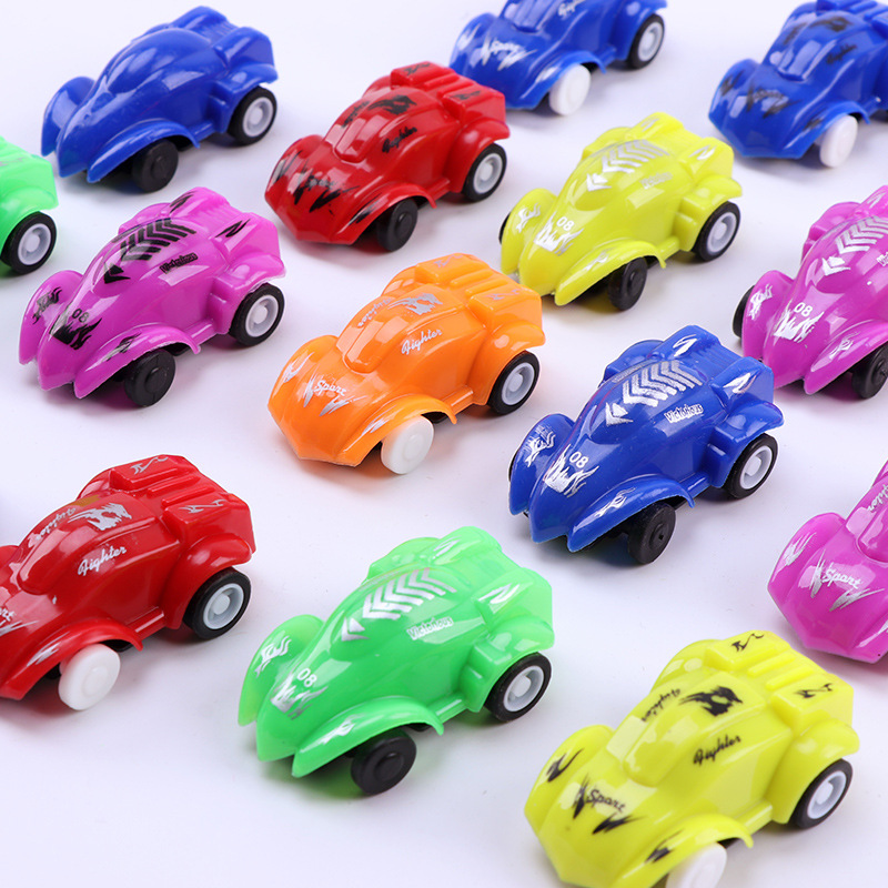 Children&#039;s Gifts Small Toys Wholesale Mini Plastic Pull Back Racing Car Four-Wheel Drive Model Stall Supply Hot Sale