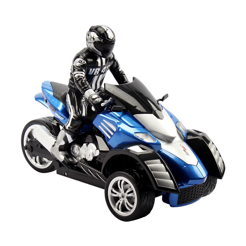 Factory Direct Sales Bombardier Three-Wheeled Motorcycle off-Road Stunt Climbing Remote Control Car Drift Remote Control Car Model Toy Car
