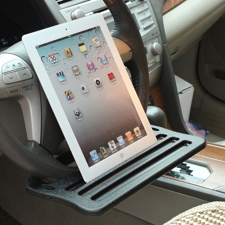 Car Multifunction Steering Wheel Card Table iPad Car Small Computer Panel Table Dining Table Storage Stand
