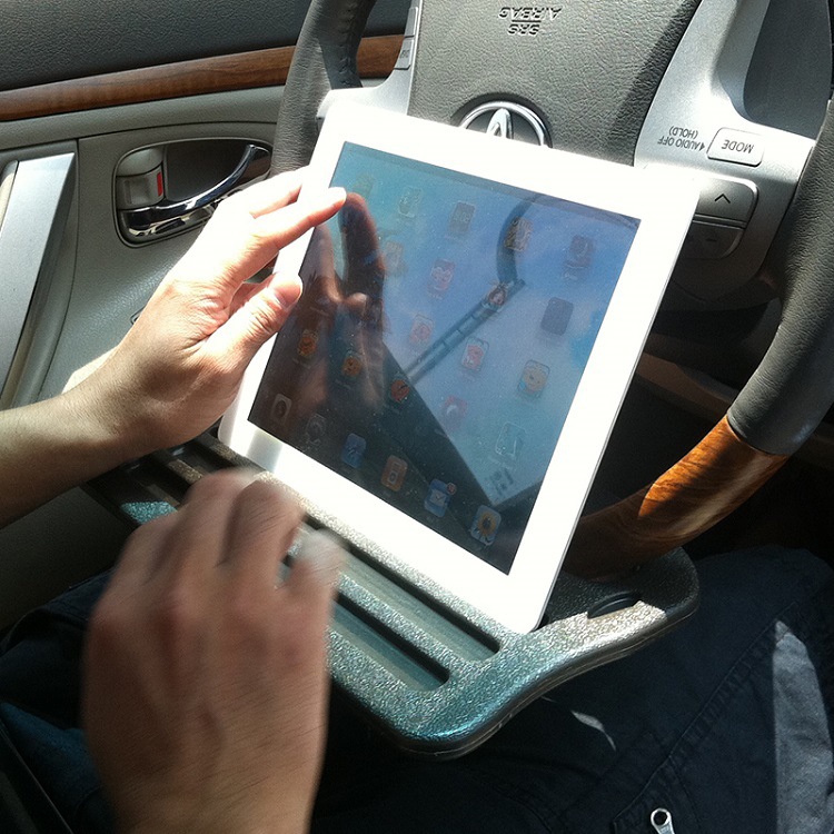 Car Multifunction Steering Wheel Card Table iPad Car Small Computer Panel Table Dining Table Storage Stand