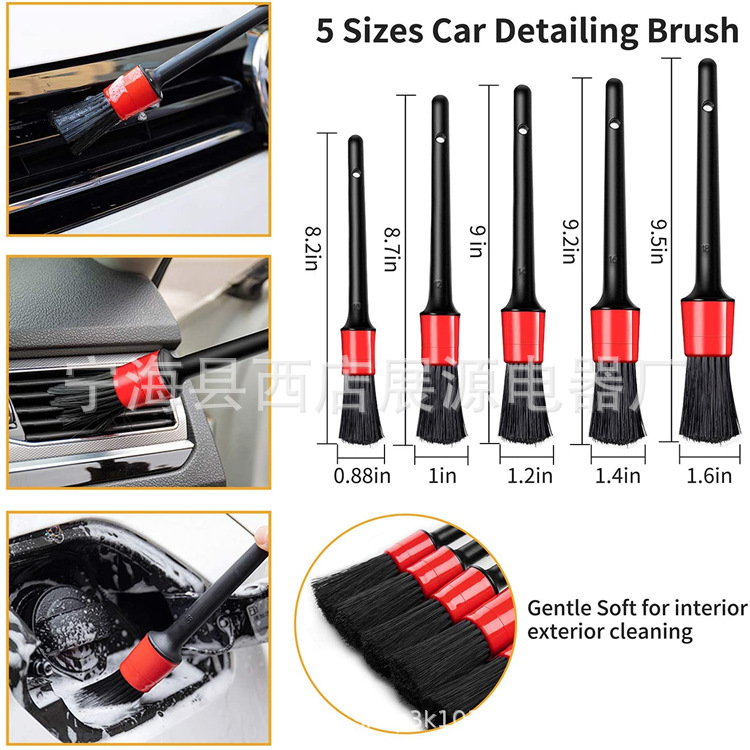 Wheel Brush Kit Wheel Brush Kit Car Makeup Brush Car Wash Cleaning Kit
