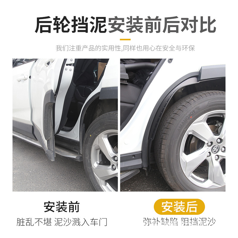 Suitable for Toyota Rear Wheel Fender RAV4 Rongfang Lining of Splash Guard Car Door Rear Wheel Fender