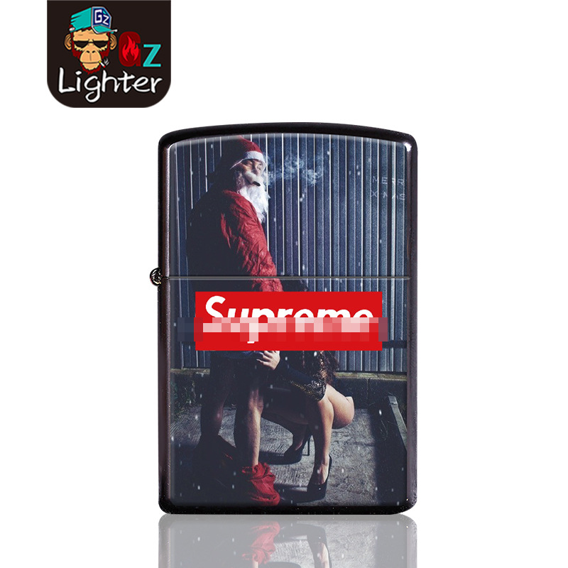 Kerosene Lighter Metal Grinding Wheel Frosted Texture Gift Boyfriend Collection Commemorative Personalized Customization