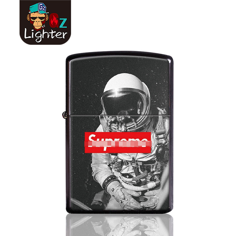 Kerosene Lighter Metal Grinding Wheel Frosted Texture Gift Boyfriend Collection Commemorative Personalized Customization