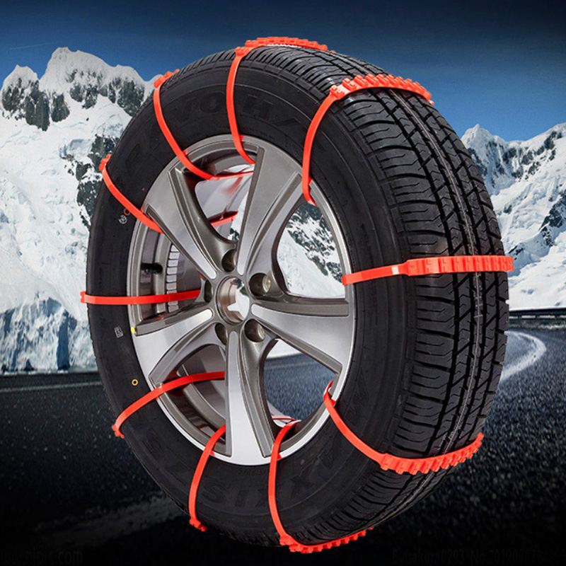 Car Emergency Anti-Skidding Chain Car Snow Tire Relief Oxford Thickened Universal Wheel Non-Slip Tie Chain