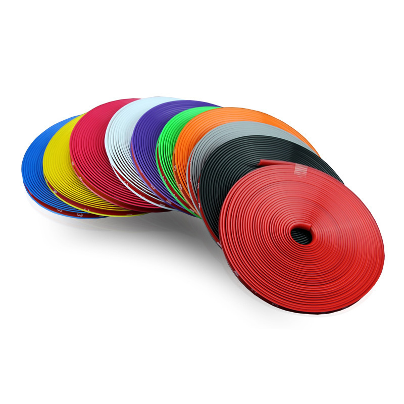 Hub Trim Tire Protective Ring Bumper Strip Wheel Hub AntiScratch Strips Decorative Line Stickers Modification Supplies