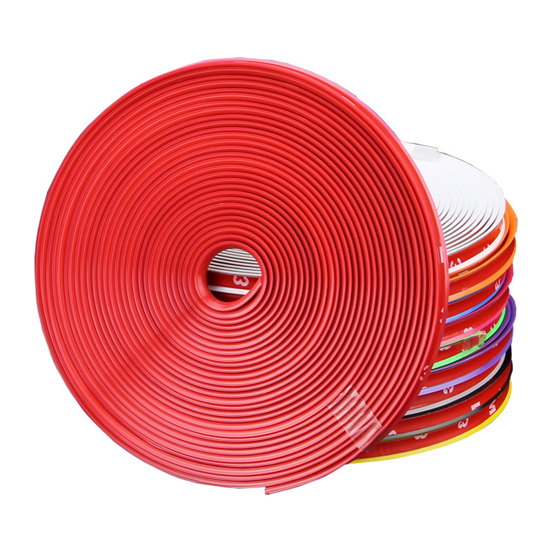 Hub Trim Tire Protective Ring Bumper Strip Wheel Hub AntiScratch Strips Decorative Line Stickers Modification Supplies