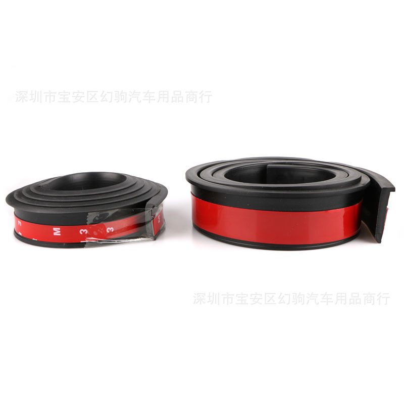 Rubber Wheel EyebrowCarbon Fiber Pattern Wheel Eyebrow Trim StripLossless Installation Wheel Bumper Strip Fender Strip