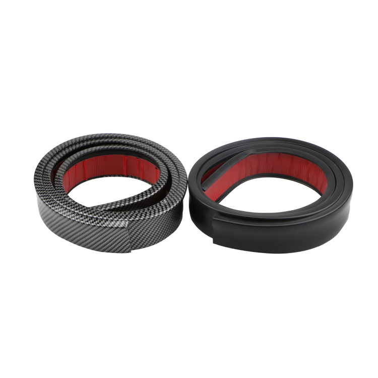 Carbon Fiber Pattern Rubber Wheel Eyebrow Wheel Eyebrow Trim Strip Lossless Installation Wheel Bumper Strip Fender Strip