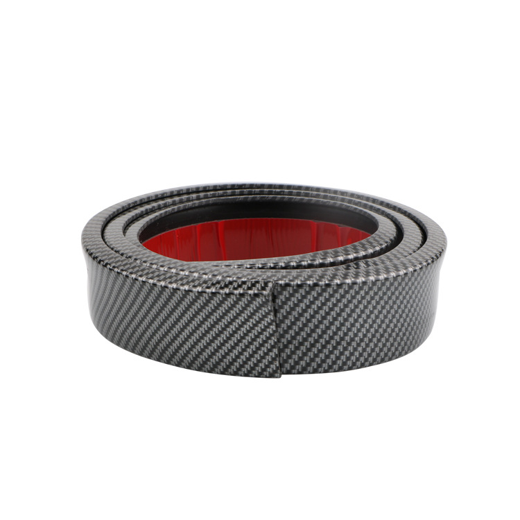 Carbon Fiber Pattern Rubber Wheel Eyebrow Wheel Eyebrow Trim Strip Lossless Installation Wheel Bumper Strip Fender Strip