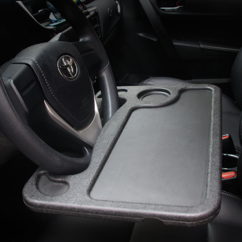 Wheel Storage Rack Car Multifunction Computer Bracket Dining Table Plate for Car Interior Office Desk Small Table Board
