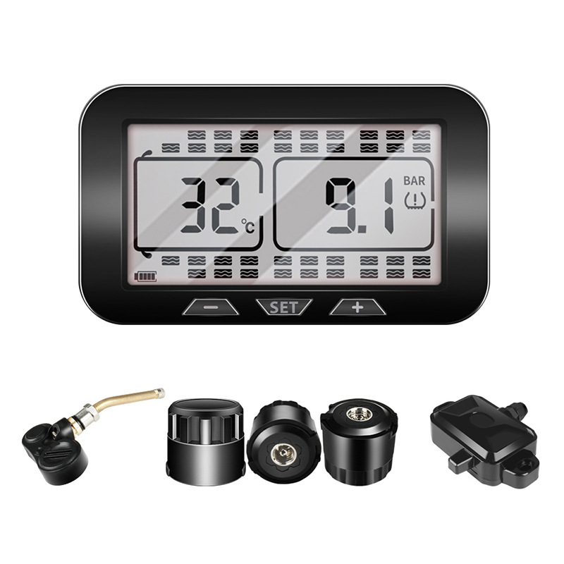 6-38 Wheel Truck Tire Pressure Monitor Bus Tire Pressure Detection Truck Tire Pressure Monitor Solar Wireless
